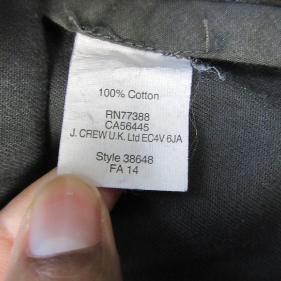 J.Crew The Sutton Chino Pants Men 36X32 Grey 100% Cotton Slim Fit Casual 550 - Picture 6 of 13